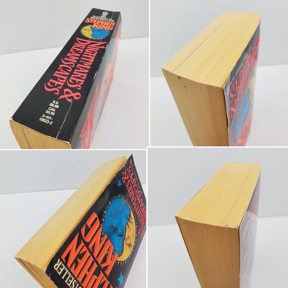 Nightmares Dreamscapes Stephen King Book First Signet 1994 Paperback Tight Spine - Picture 8 of 9